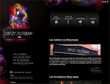 Tablet Screenshot of crazy-academy.fr